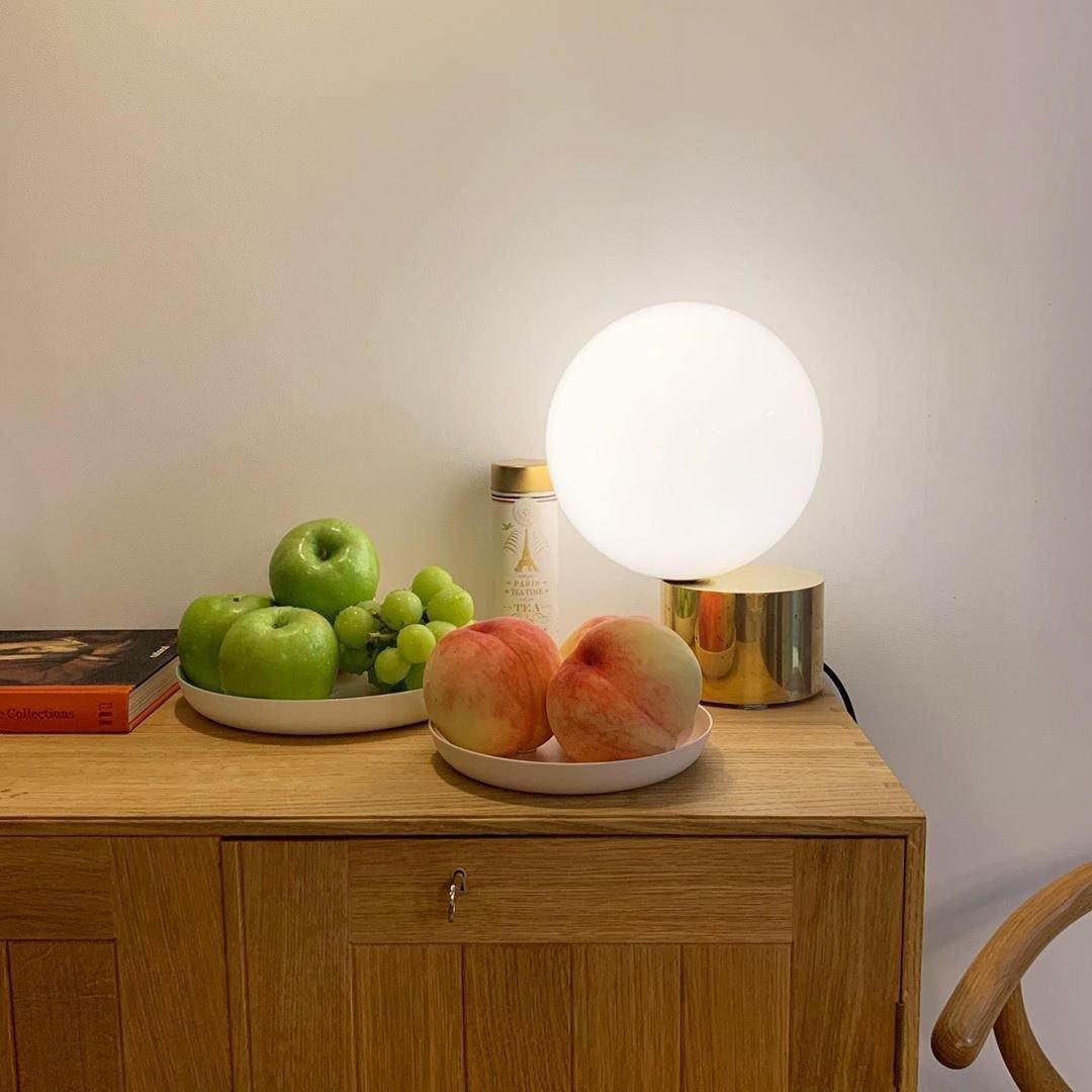 Eiraella Lampe de Table Industrielle en Verre