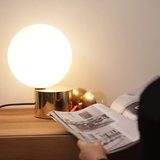 Eiraella Lampe de Table Industrielle en Verre