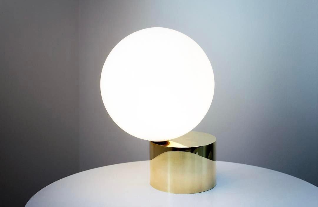 Eiraella Lampe de Table Industrielle en Verre