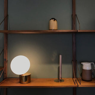 Eiraella Lampe de Table Industrielle en Verre