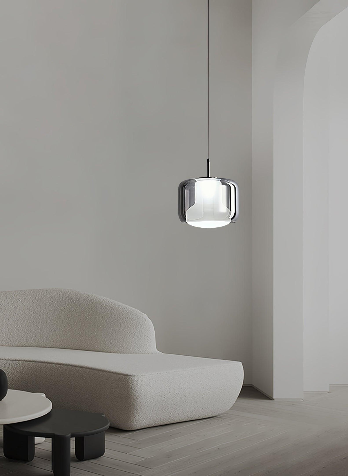Vella Suspension Lampe en Verre Moderne