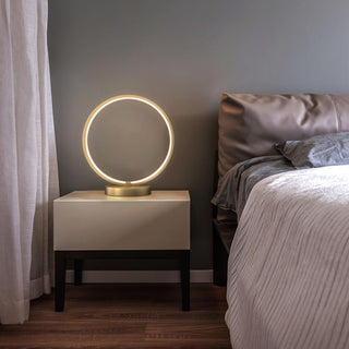 Cirra Lampe de Table en Laiton Élégante