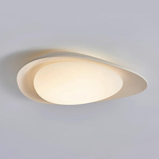 Blex Plafonnier Vert & Beige en Forme de Galet