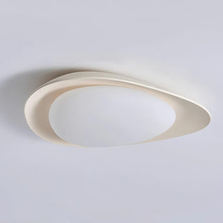 Blex Plafonnier Vert & Beige en Forme de Galet
