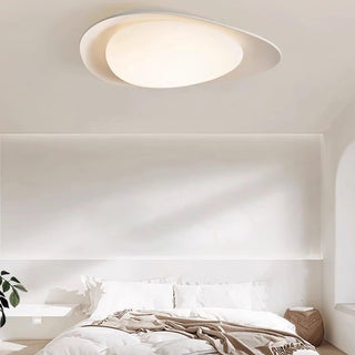 Blex Plafonnier Vert & Beige en Forme de Galet