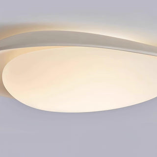 Blex Plafonnier Vert & Beige en Forme de Galet