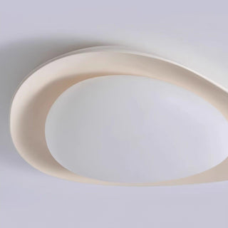 Blex Plafonnier Vert & Beige en Forme de Galet