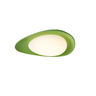 Blex Plafonnier Vert & Beige en Forme de Galet