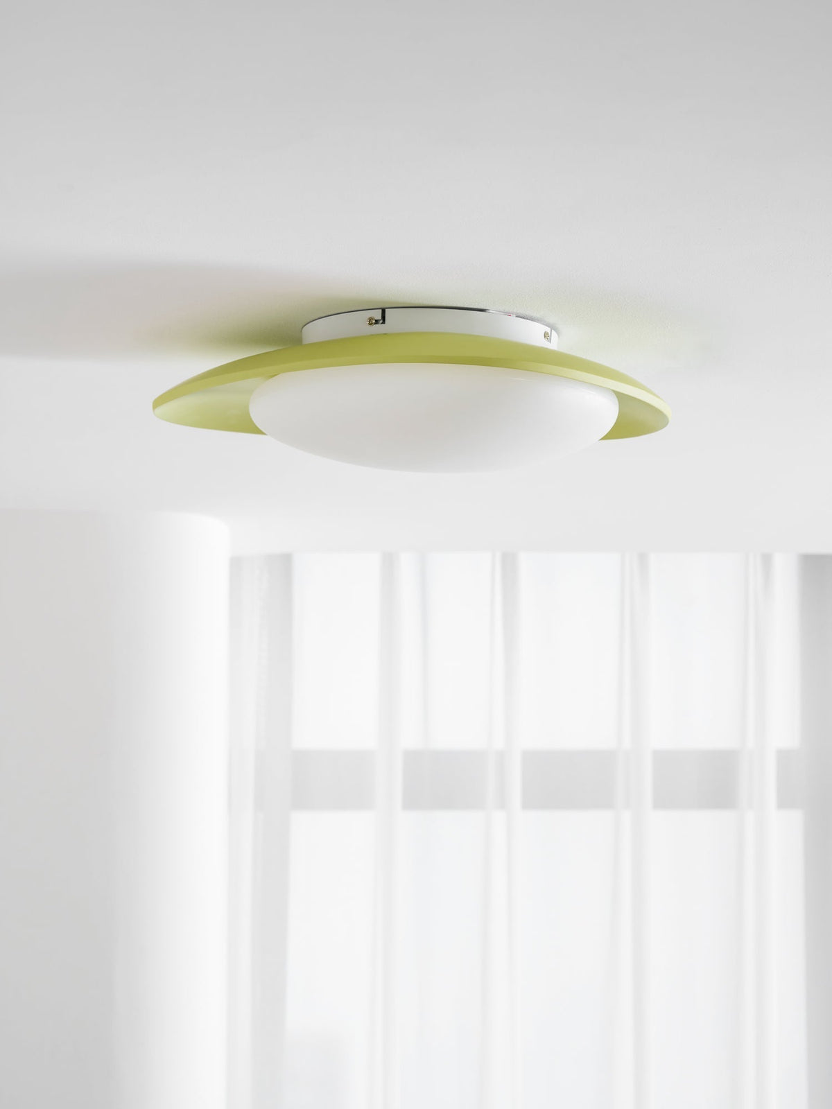 Beleira Suspension Résine Ovale Douce Contemporaine