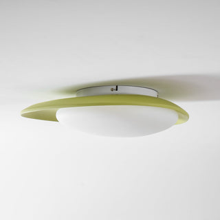 Solara Suspension Résine Ovale Douce Contemporaine