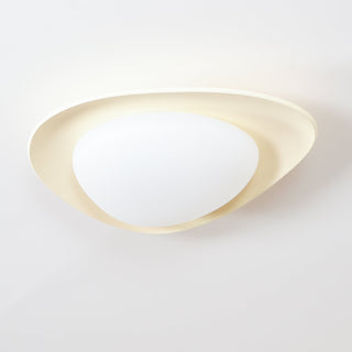 Blex Plafonnier Vert & Beige en Forme de Galet