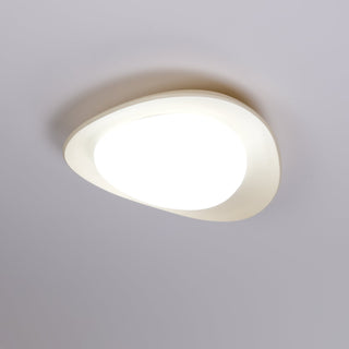 Blex Plafonnier Vert & Beige en Forme de Galet