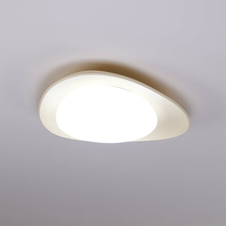 Blex Plafonnier Vert & Beige en Forme de Galet