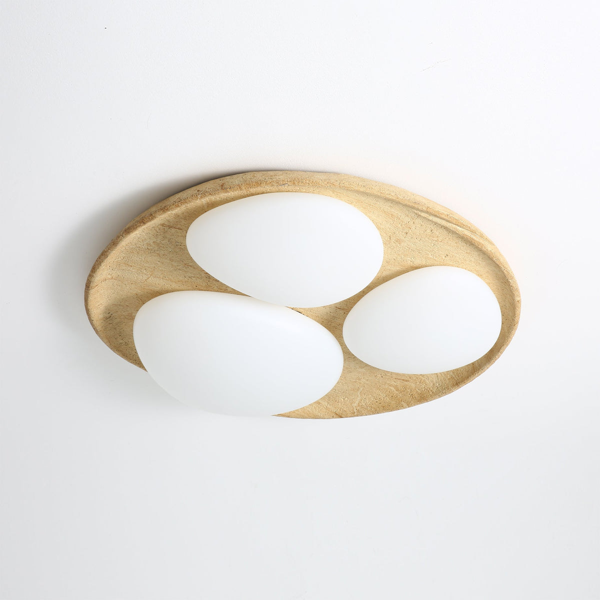 Top-down view of the Topo Ceiling Light fixture.