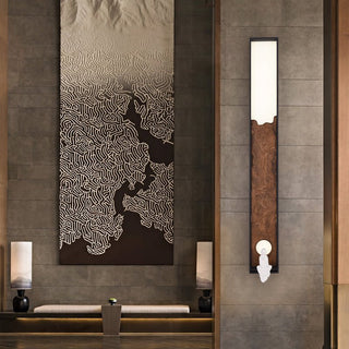 Topographic Lumen Sconce-Neutral Decor