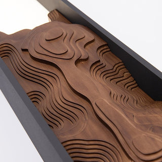 Topographic Lumen Sconce-Neutral Decor