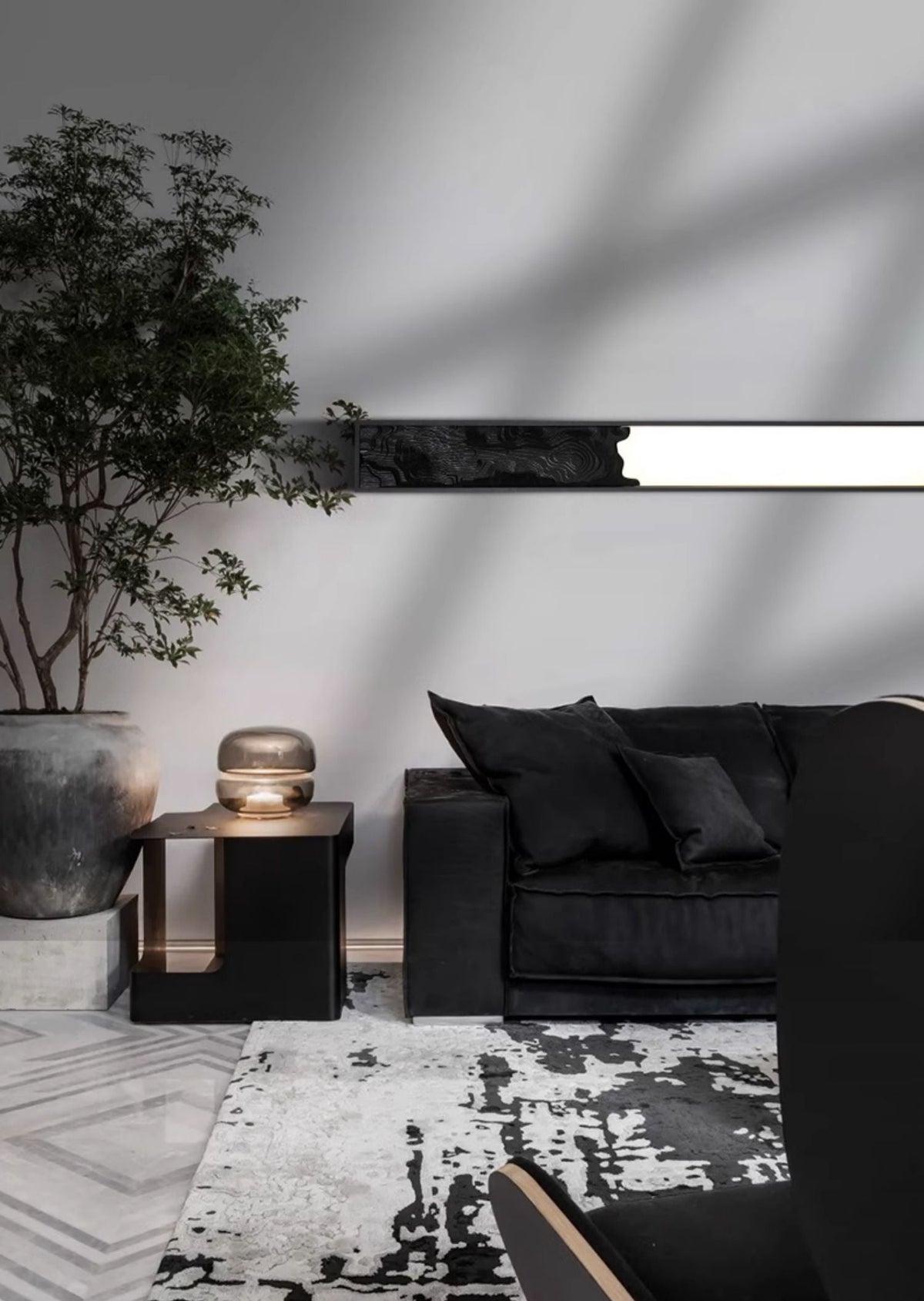 Topographic Lumen Sconce-Neutral Decor