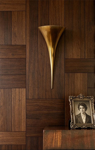Torch Cone Wall Sconce-Neutral Decor