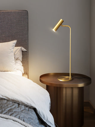 Briona Lampe de Table Industrielle en Laiton