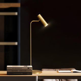 Briona Lampe de Table Industrielle en Laiton