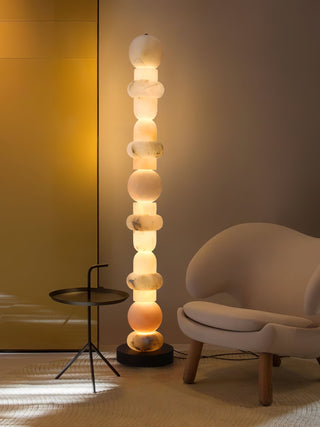 Nostix Lampadaire en Albâtre