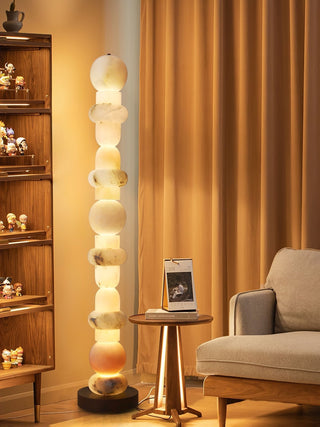 Nostix Lampadaire en Albâtre