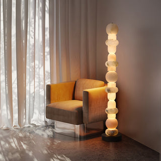 Nostix Lampadaire en Albâtre