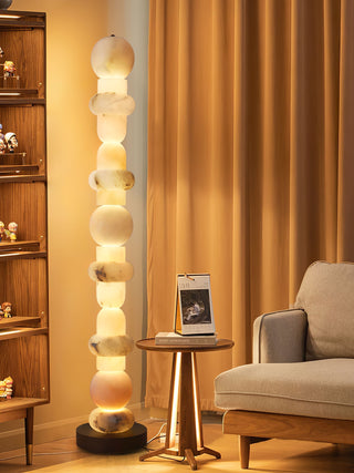 Nostix Lampadaire en Albâtre