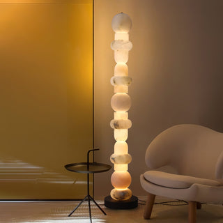 Nostix Lampadaire en Albâtre