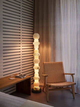 Nostix Lampadaire en Albâtre
