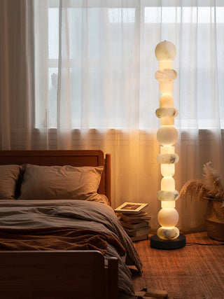 Nostix Lampadaire en Albâtre