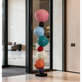 Totem Balance Art Sculpture-Neutral Decor