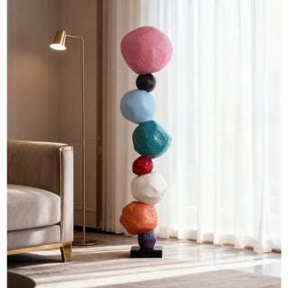 Totem Balance Art Sculpture-Neutral Decor