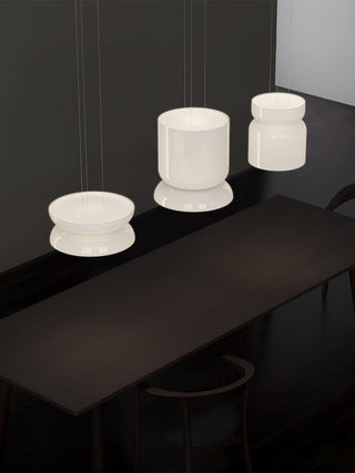 Casorion Suspension Moderne Minimaliste en Verre Et LED