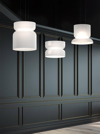 Casorion Suspension Moderne Minimaliste en Verre Et LED