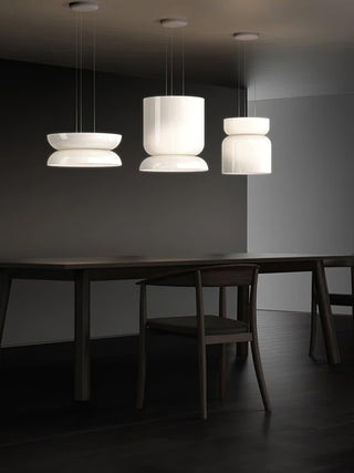 Casorion Suspension Moderne Minimaliste en Verre Et LED