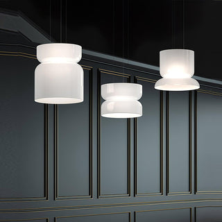 Casorion Suspension Moderne Minimaliste en Verre Et LED