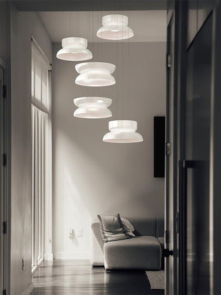 Casorion Suspension Moderne Minimaliste en Verre Et LED