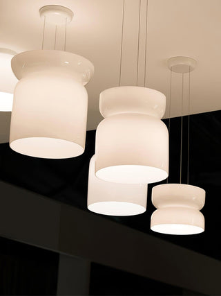 Casorion Suspension Moderne Minimaliste en Verre Et LED