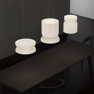 Casorion Suspension Moderne Minimaliste en Verre Et LED