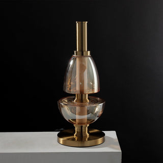 Ivthaarae Glass Table Lamp-Neutral Decor