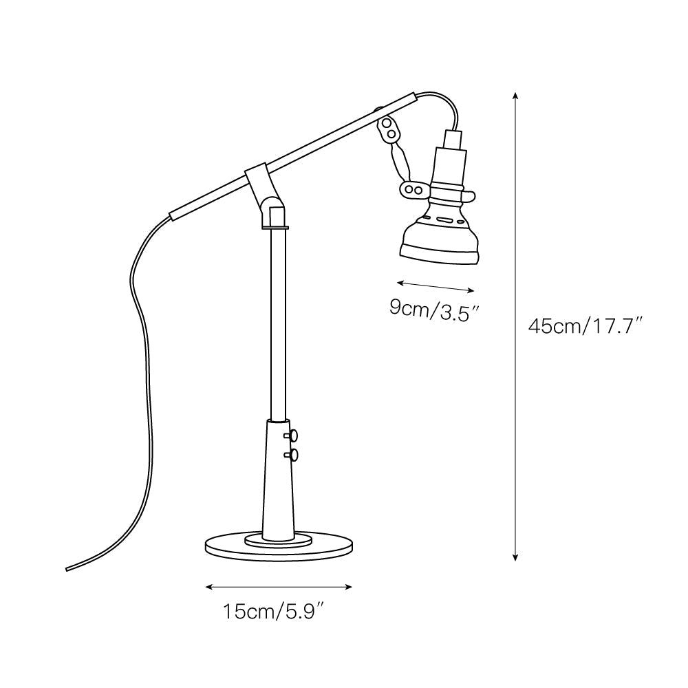 Rivuina Lampe à poser
