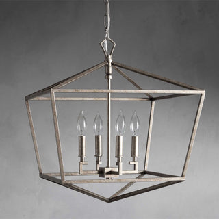 Avveleth Ancien Industriel Métal Lumière Pendentif