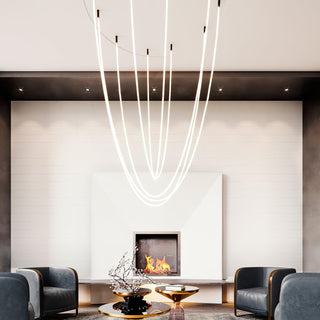 Solara Suspension Courbe Flexible Silicone Laiton