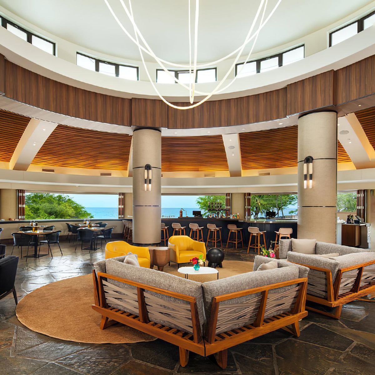 Soreniana Suspension Courbe Flexible Silicone Laiton