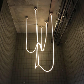 Solara Suspension Courbe Flexible Silicone Laiton