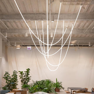 Solara Suspension Courbe Flexible Silicone Laiton