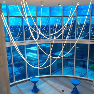 Solara Suspension Courbe Flexible Silicone Laiton