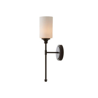Tracie Ancien Industriel Laiton Verre Applique