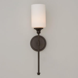 Tracie Ancien Industriel Laiton Verre Applique